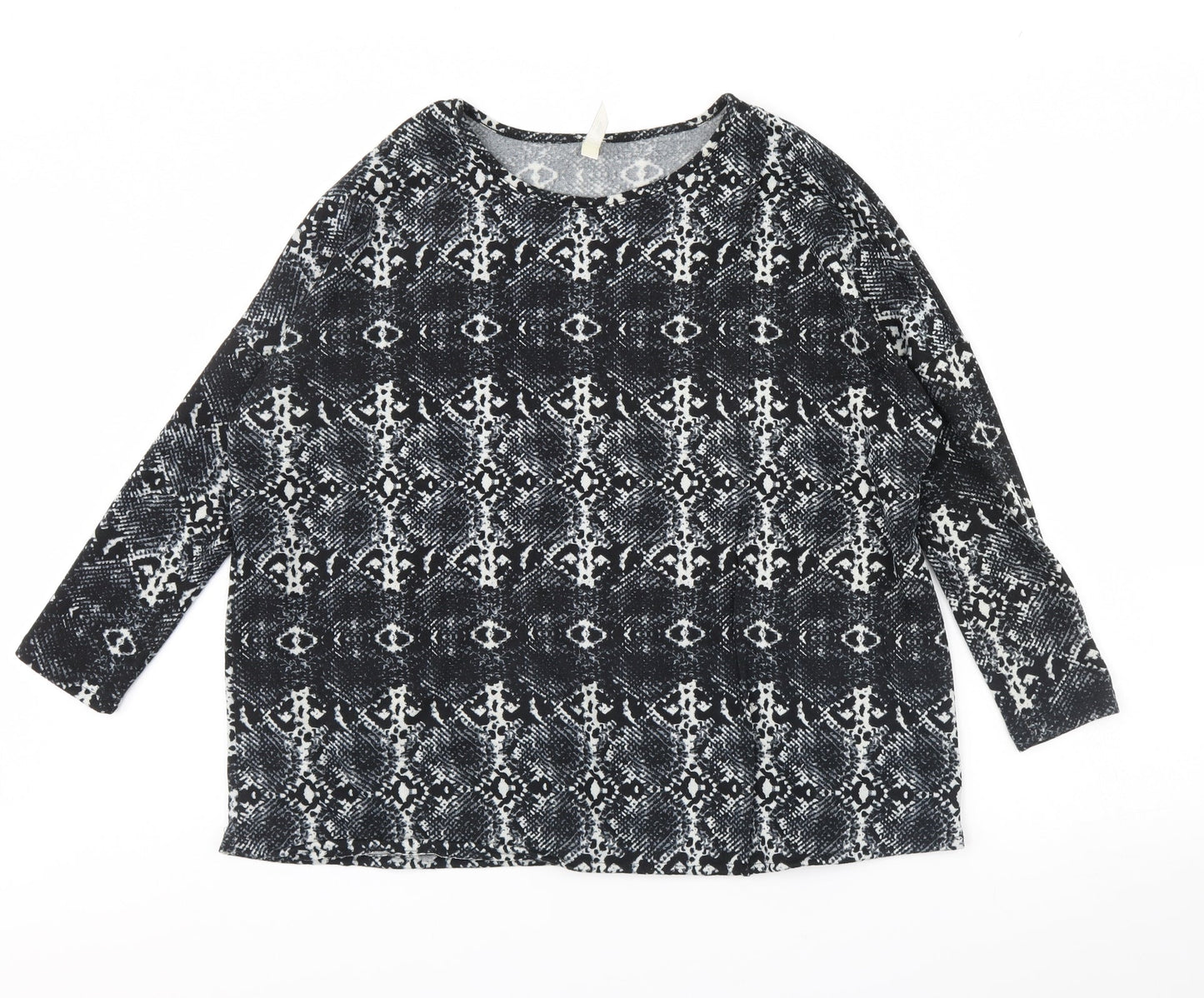Womens UK Size 8 Stella Black Basic Blouse