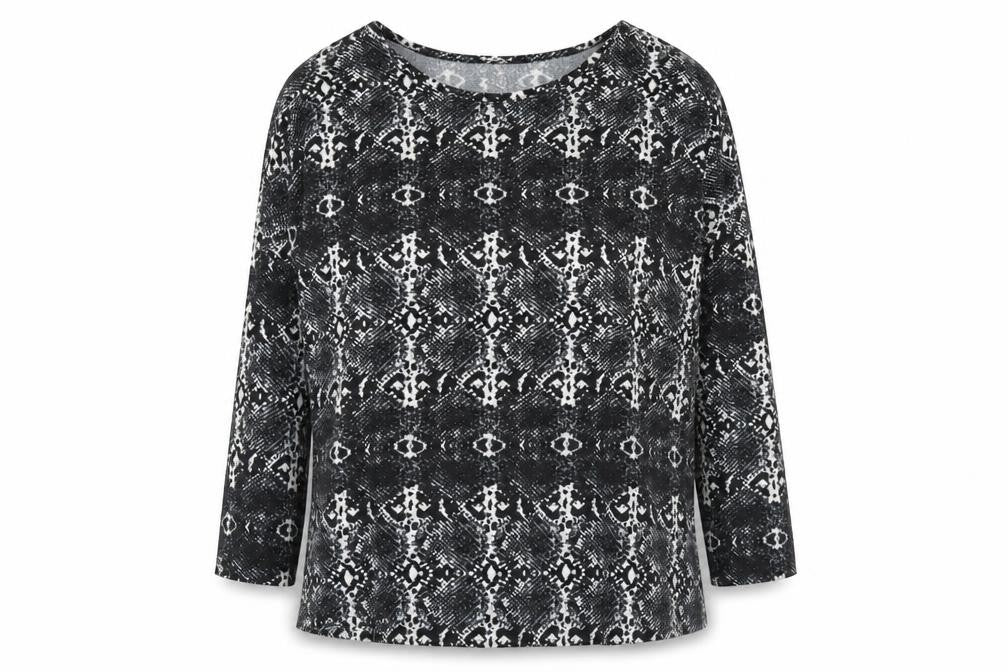 Womens UK Size 8 Stella Black Basic Blouse