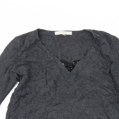 Womens UK Size 12 Gerry Weber Grey Pullover Jumper