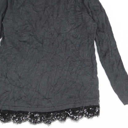 Womens UK Size 12 Gerry Weber Grey Pullover Jumper