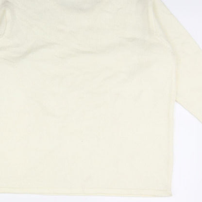 Prima Womens Ivory   Pullover Jumper Size M