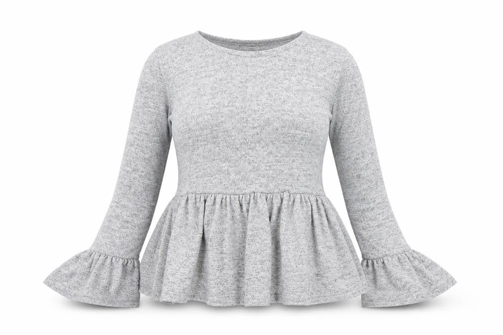 Womens UK Size 8 Boohoo Grey Pullover Jumper