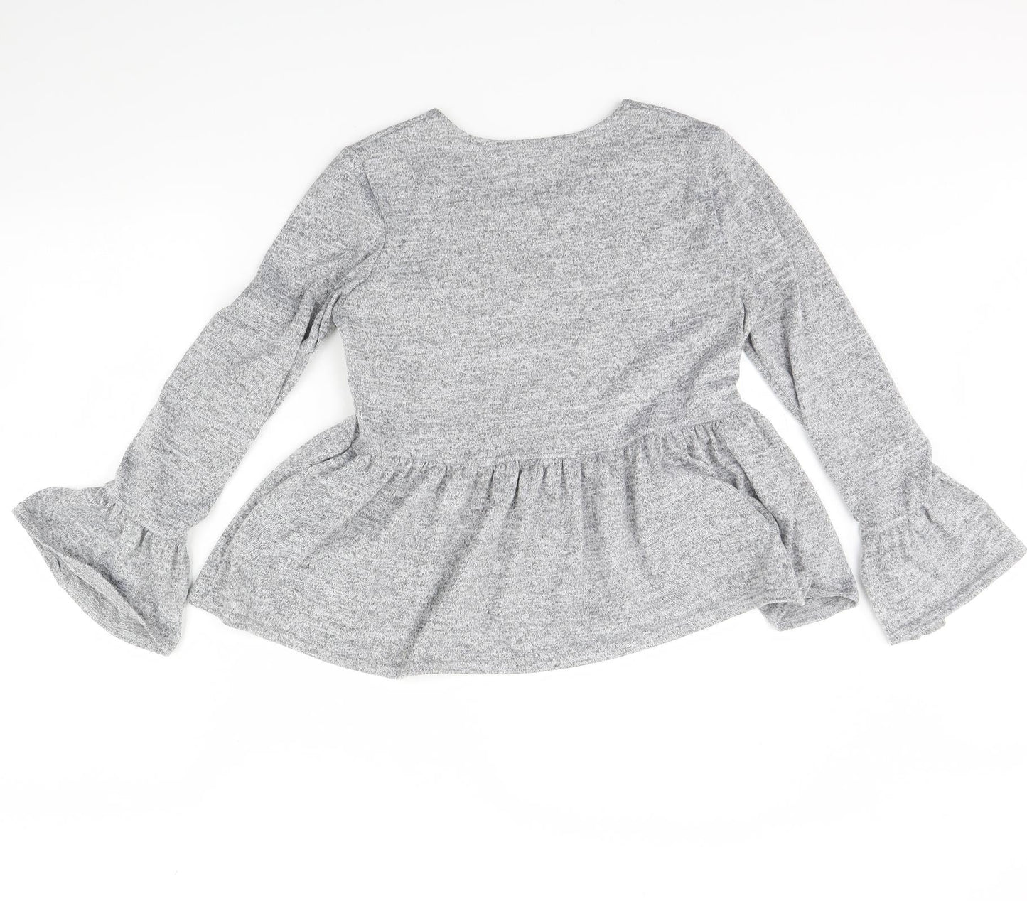 Womens UK Size 8 Boohoo Grey Pullover Jumper