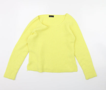 Womens UK Size XS Vera Moda Yellow Pullover Jumper