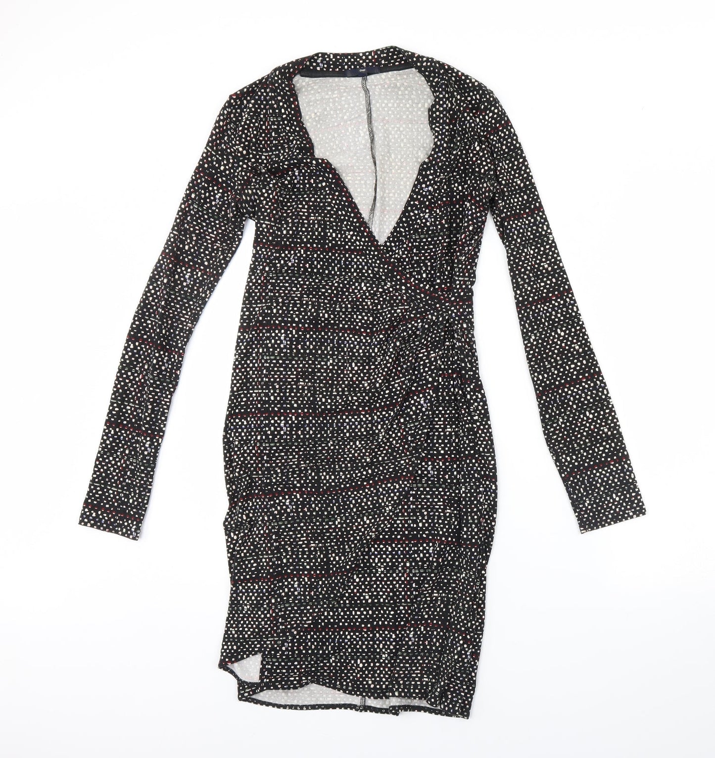 Gap Womens Black Polka Dot  Shift  Size XS