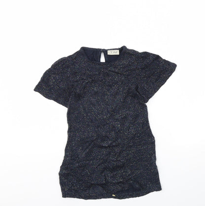 NEXT Girls Blue   T-Shirt Dress  Size 4 Years