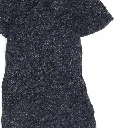 NEXT Girls Blue   T-Shirt Dress  Size 4 Years