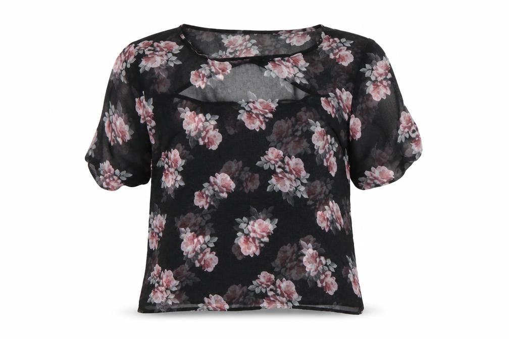 Womens UK Size 10 H&M Multicoloured Basic Blouse