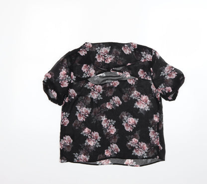 Womens UK Size 10 H&M Multicoloured Basic Blouse