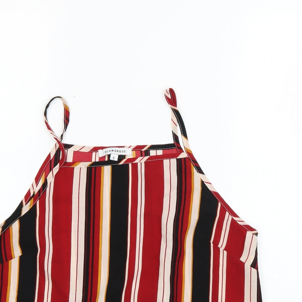 Womens UK Size S Glamorous Multicoloured Basic Blouse