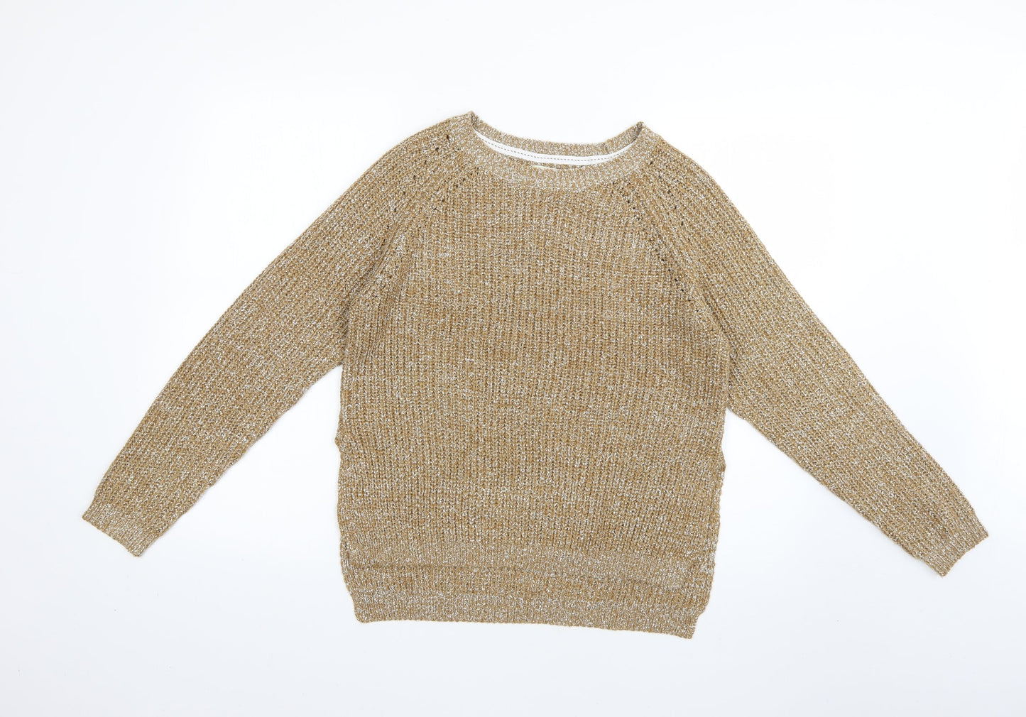 Womens UK Size M Matalan Brown Pullover Jumper