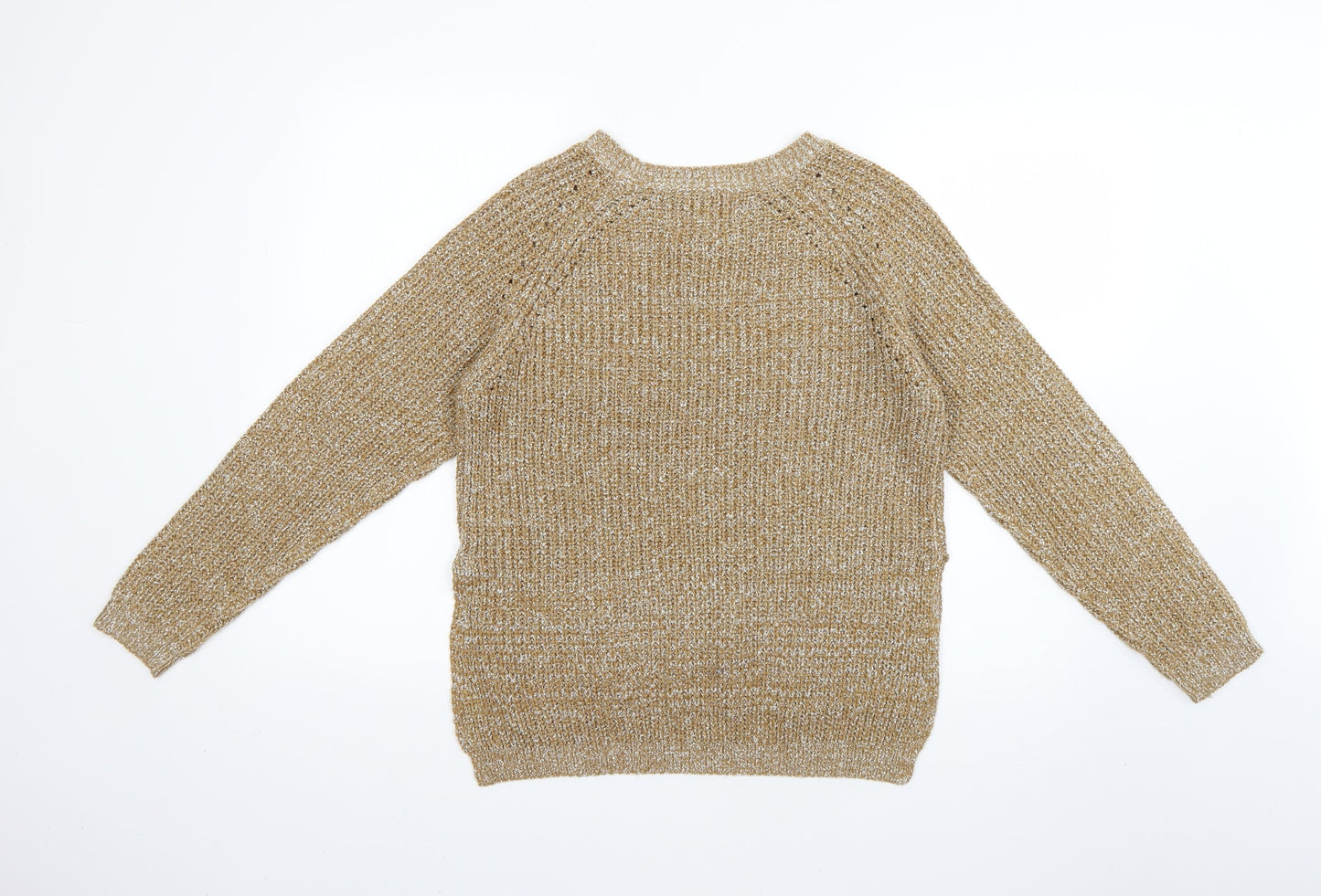 Womens UK Size M Matalan Brown Pullover Jumper
