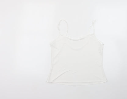 Marks and Spencer Womens White   Basic Blouse Size 12
