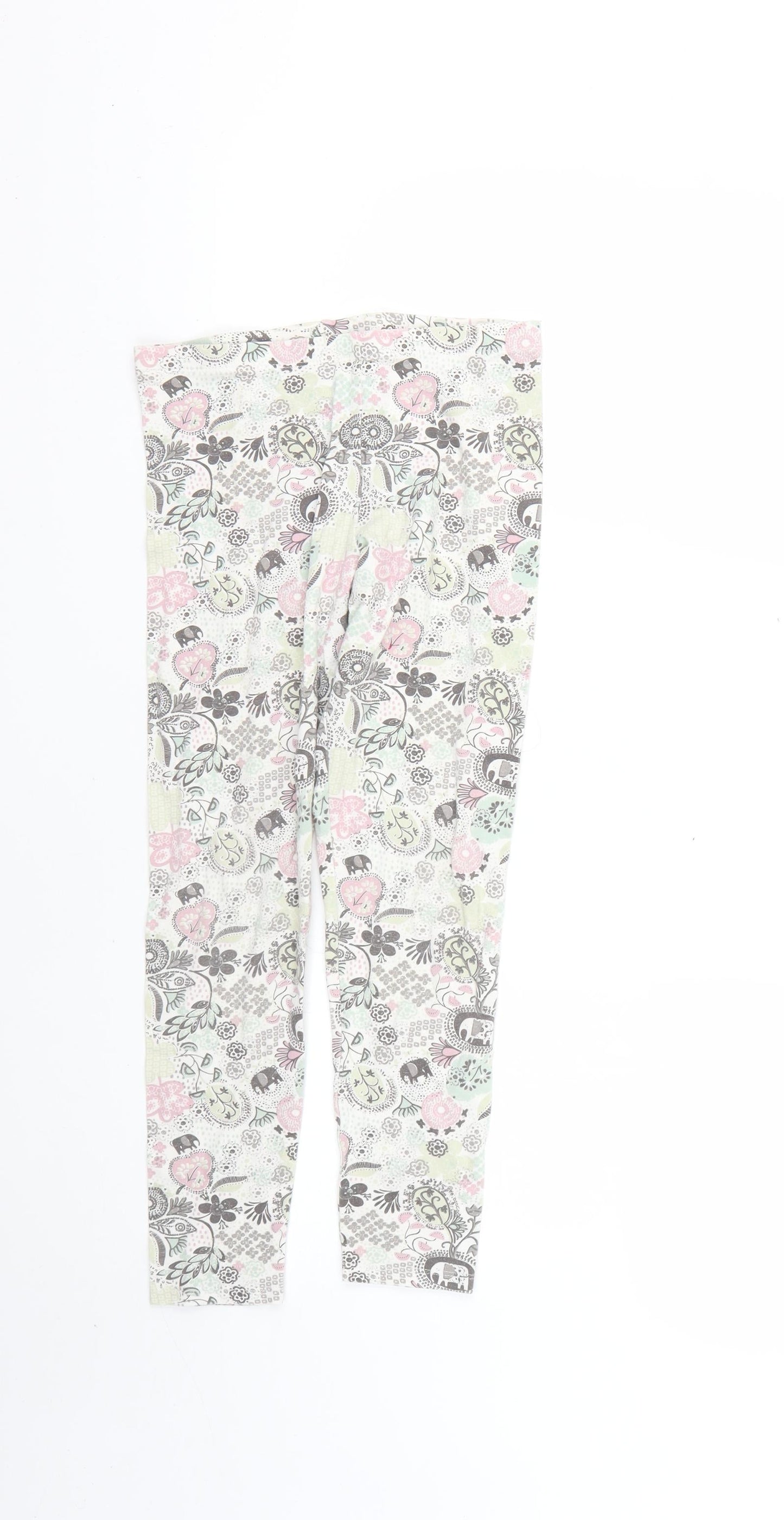 George Girls Multicoloured Geometric  Cropped Trousers Size 10-11 Years