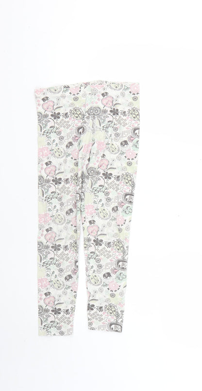 George Girls Multicoloured Geometric  Cropped Trousers Size 10-11 Years