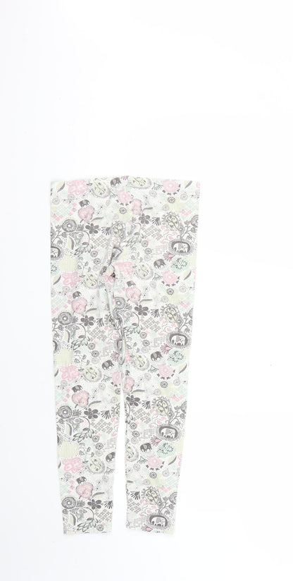George Girls Multicoloured Geometric  Cropped Trousers Size 10-11 Years