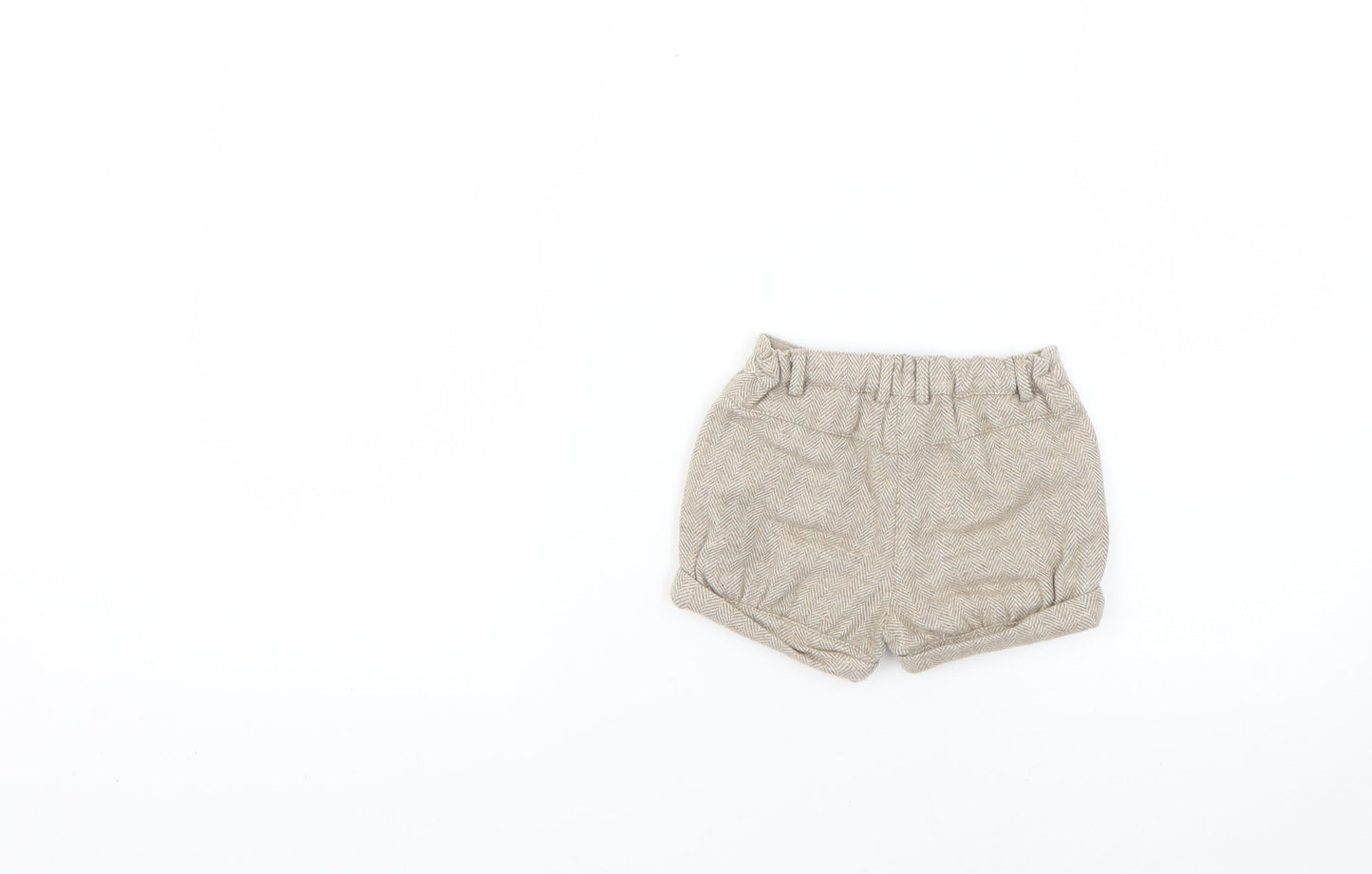 Monsoon Baby Beige   Cropped Trousers Size 3-6 Months