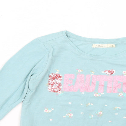 Sfera Girls Green   Basic T-Shirt Size 7-8 Years