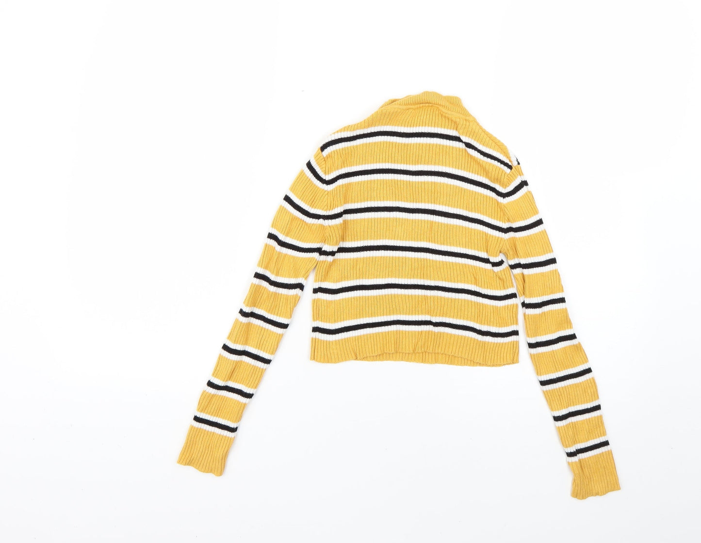 miss evie  Girls Multicoloured Striped  Pullover Jumper Size 7-8 Years