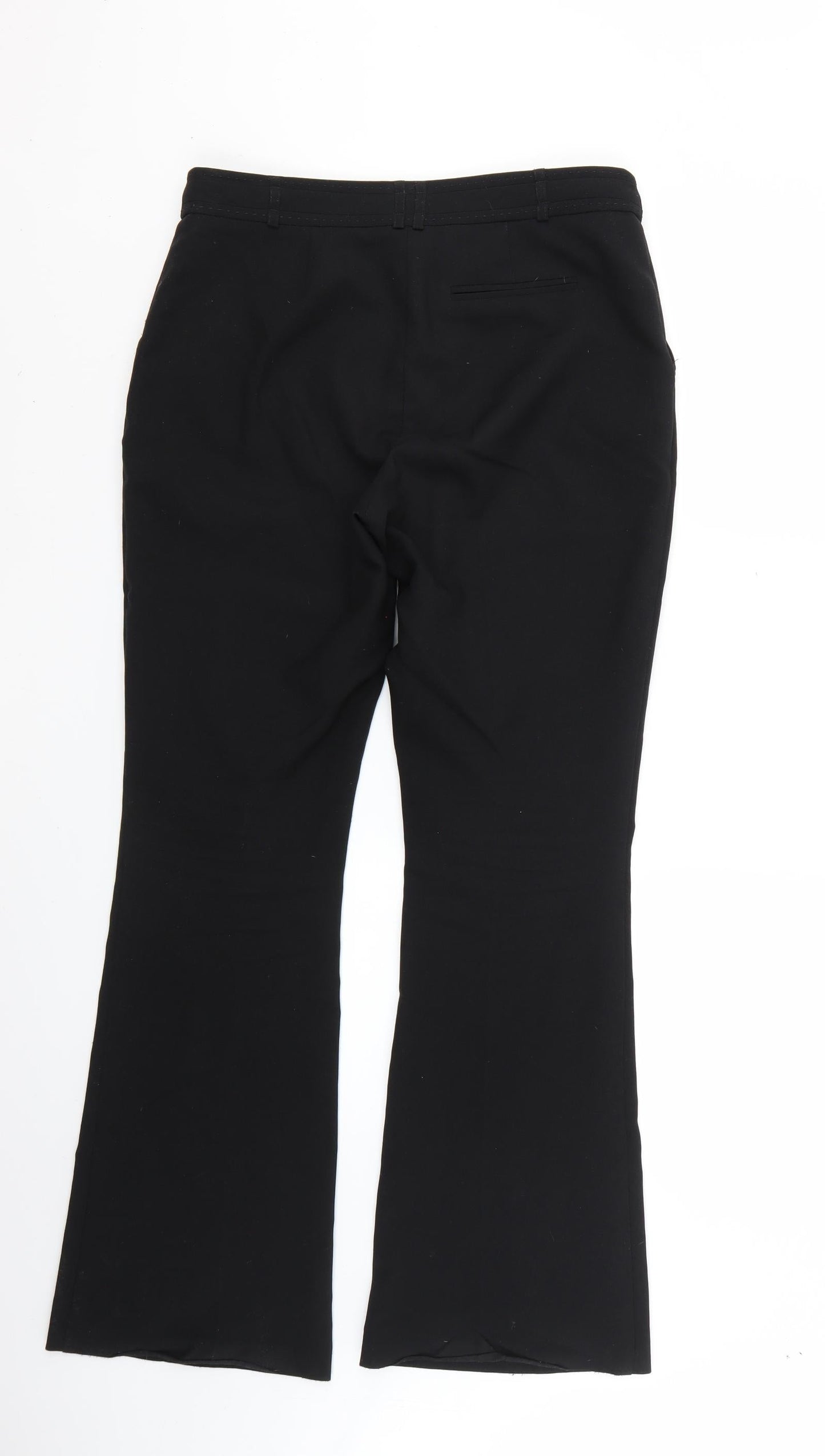 Womens UK Size 10 Atmosphere Regular Fit  Black Trousers