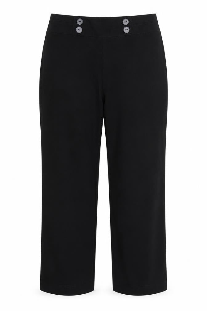 Womens UK Size 16 isle Regular Fit  Black Trousers