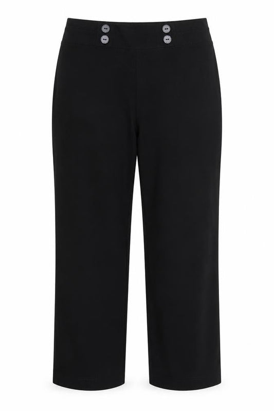 Womens UK Size 16 isle Regular Fit  Black Trousers