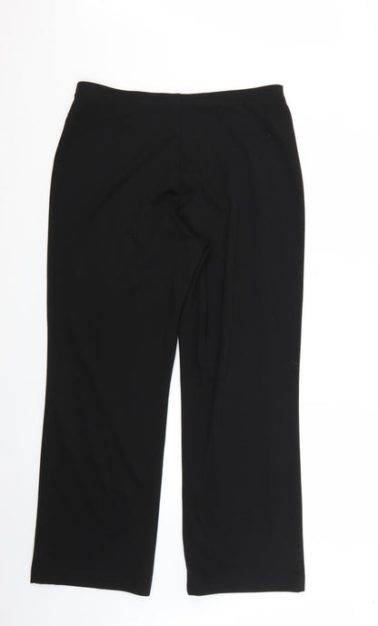 Womens UK Size 16 isle Regular Fit  Black Trousers
