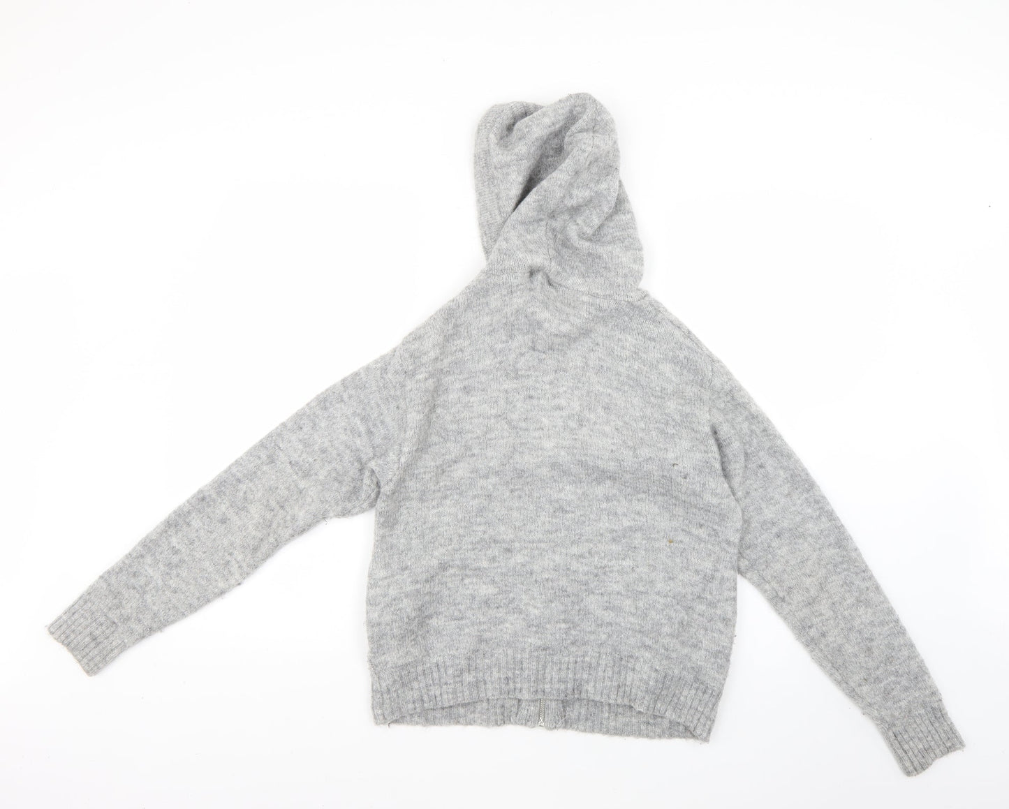 H&M Womens Grey   Full Zip Hoodie Size XS