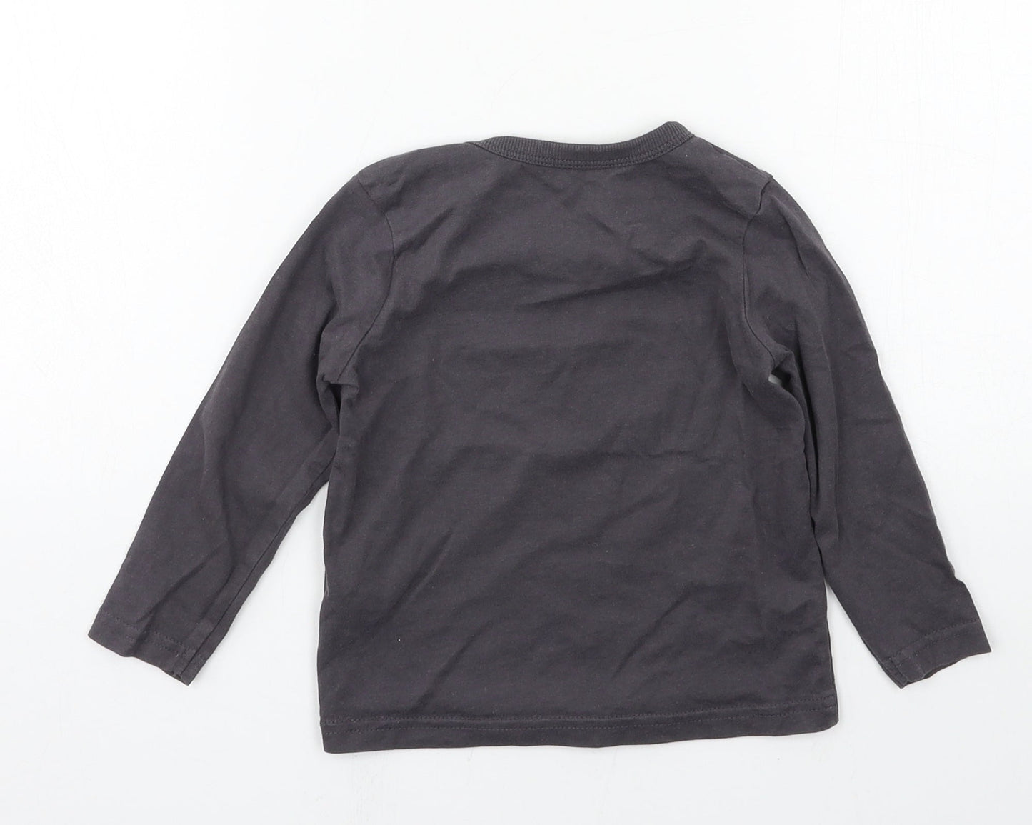 George Boys Grey  Jersey Basic T-Shirt Size 18-24 Months  - Daddys Bestie