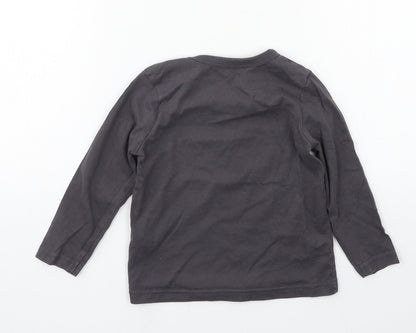 George Boys Grey  Jersey Basic T-Shirt Size 18-24 Months  - Daddys Bestie