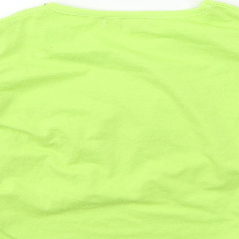 Hong Girls Green  Jersey Basic T-Shirt Size 8 Years  - hearts