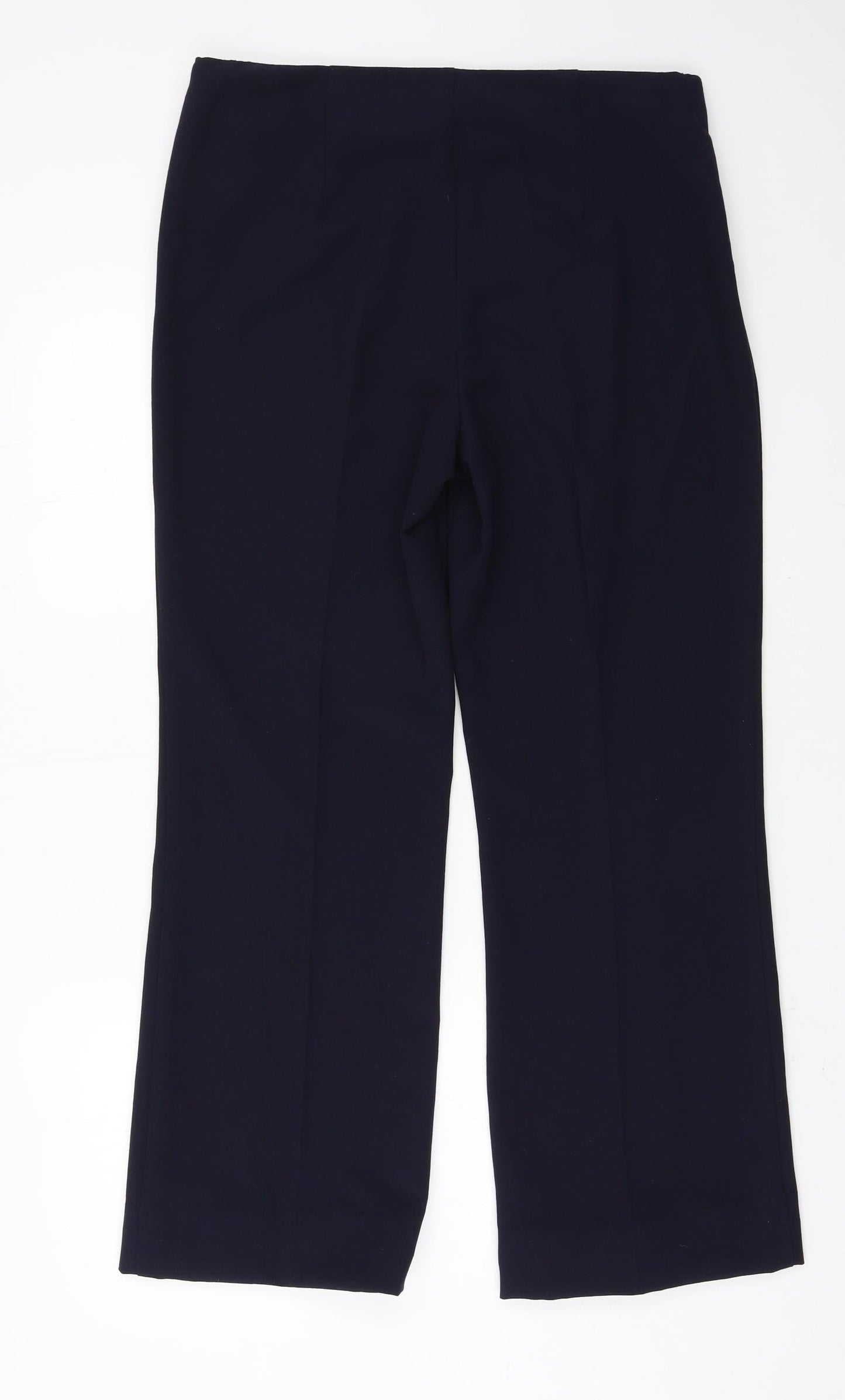Womens UK Size 14 Marks and Spencer Regular Fit  Blue Trousers