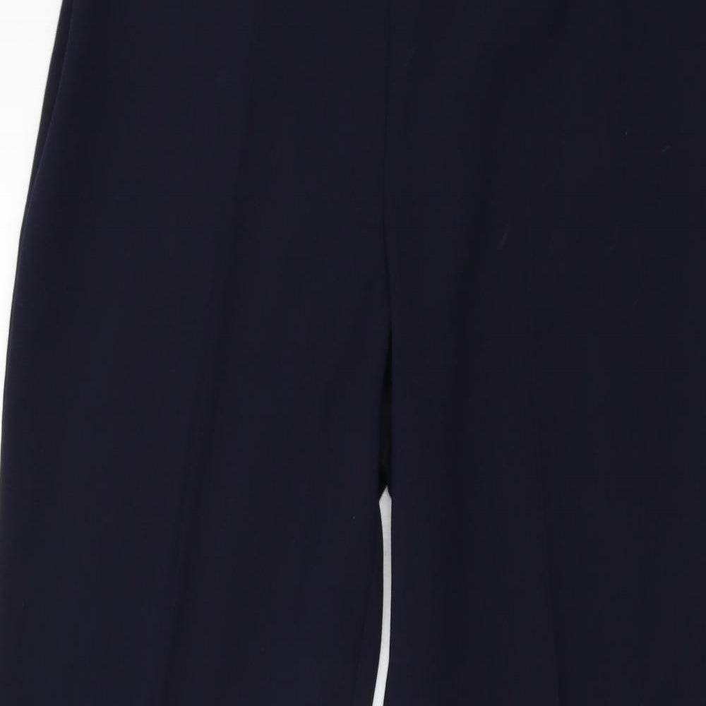 Womens UK Size 14 Marks and Spencer Regular Fit  Blue Trousers