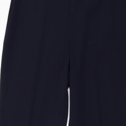 Womens UK Size 14 Marks and Spencer Regular Fit  Blue Trousers