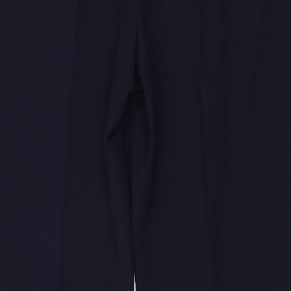 Womens UK Size 14 Marks and Spencer Regular Fit  Blue Trousers
