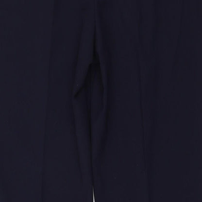 Womens UK Size 14 Marks and Spencer Regular Fit  Blue Trousers