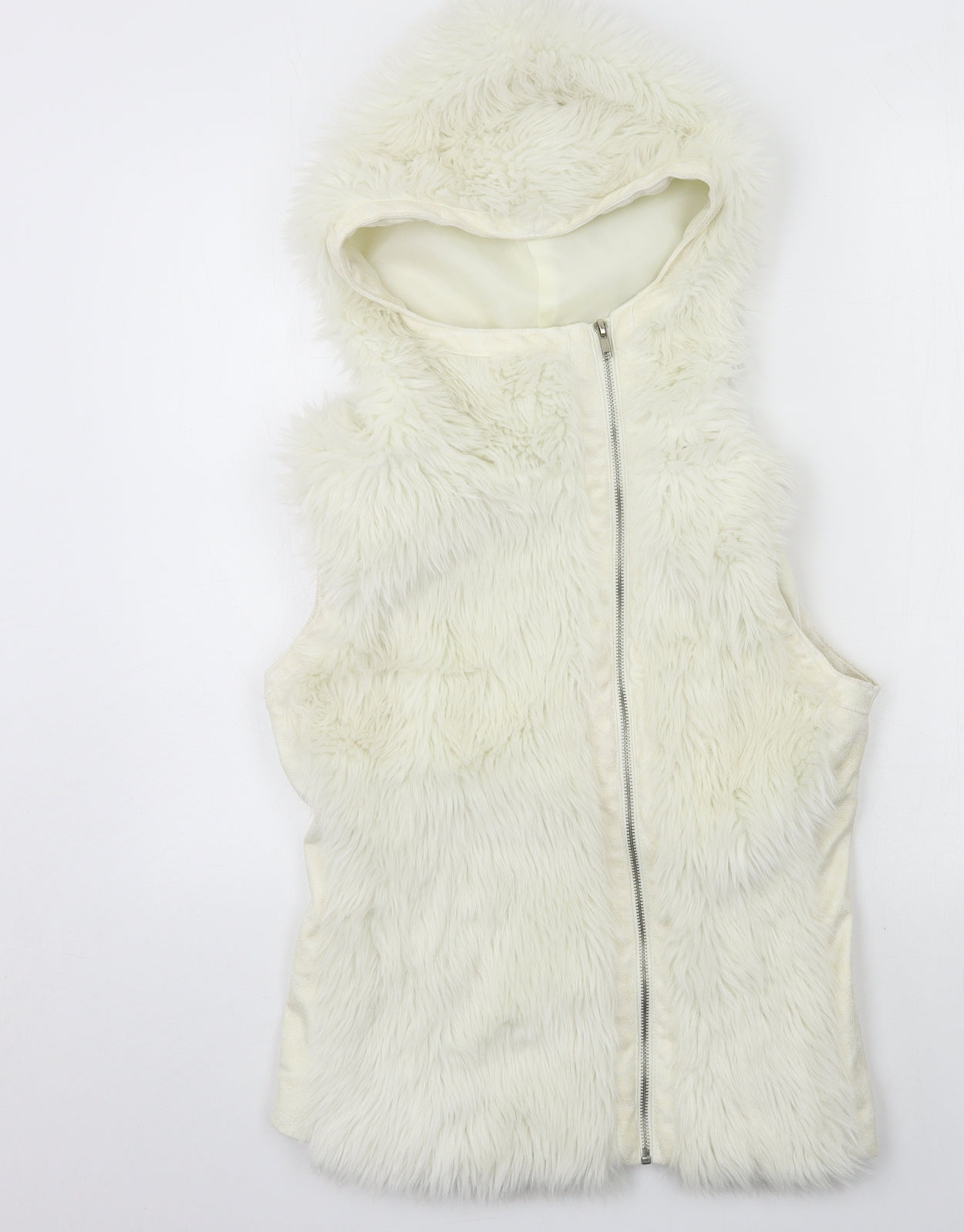 Womens UK Size M VILA Ivory Gilet