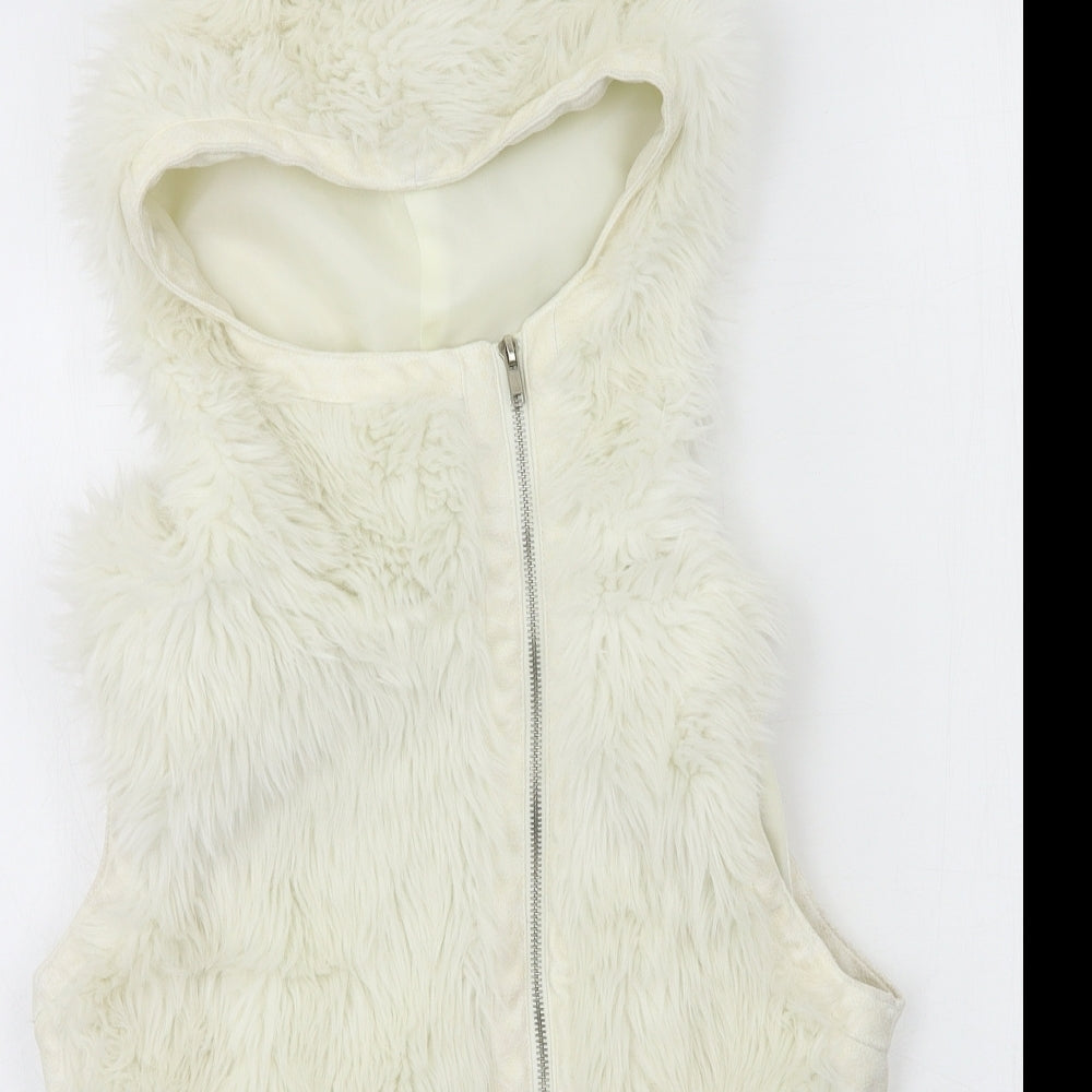 Womens UK Size M VILA Ivory Gilet