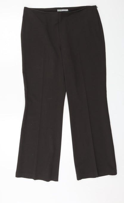 Womens UK Size 12 Marks and Spencer Regular Fit  Grey Trousers