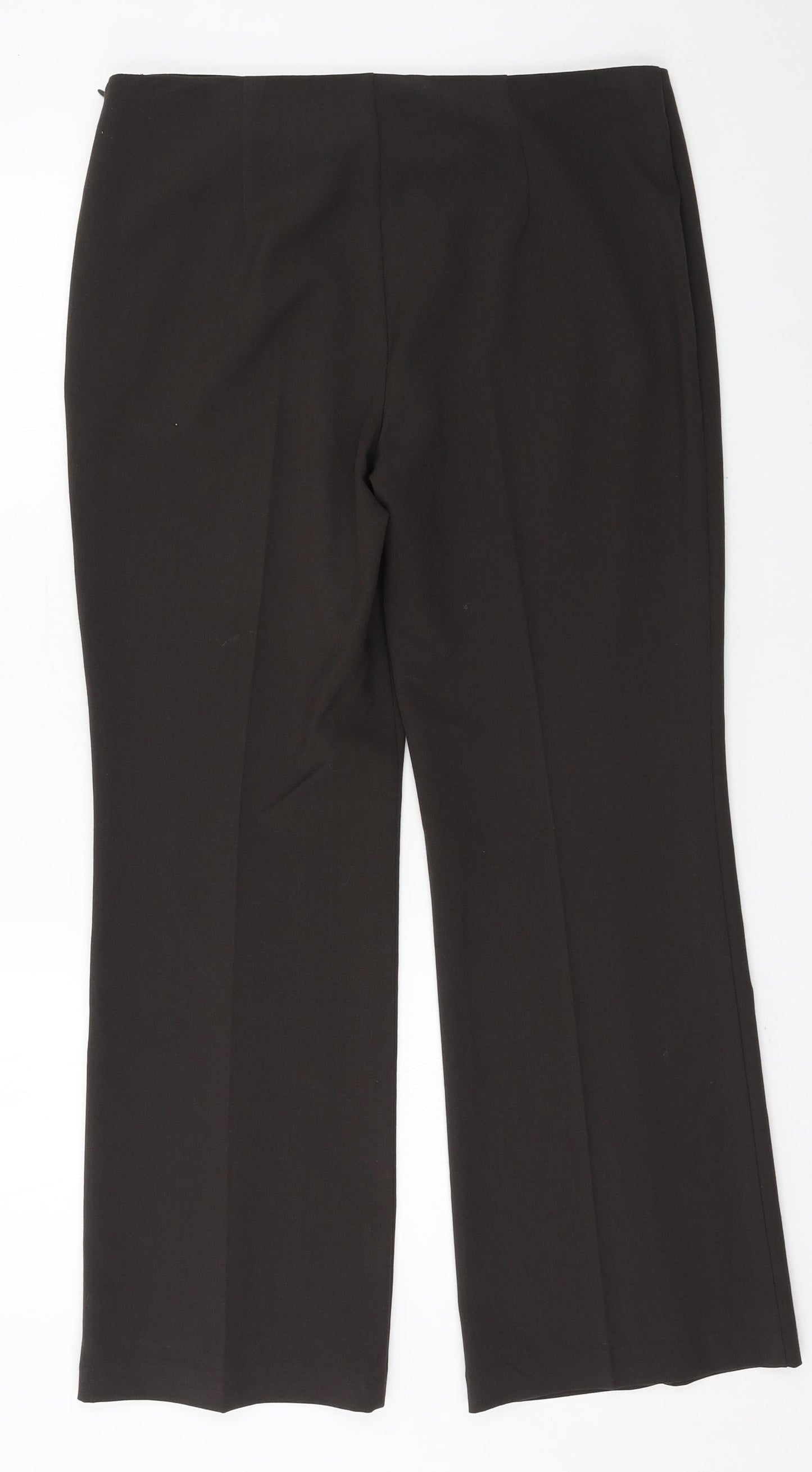 Womens UK Size 12 Marks and Spencer Regular Fit  Grey Trousers