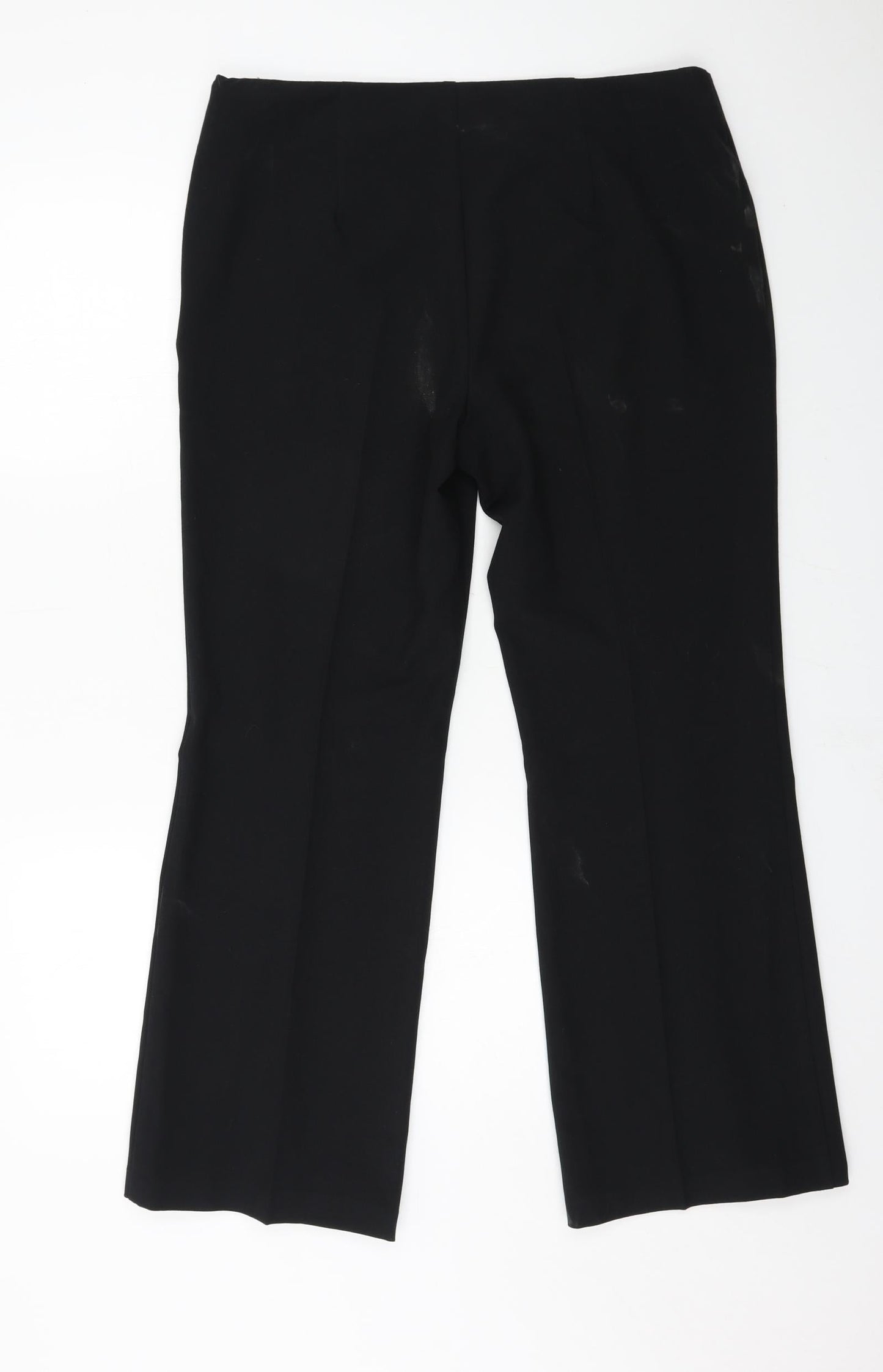 Womens UK Size 14 Marks and Spencer Regular Fit  Black Trousers