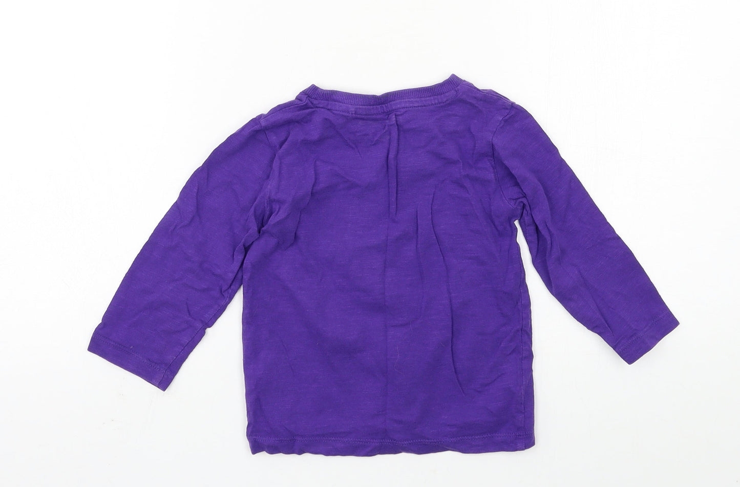 NEXT Girls Purple  Jersey Basic T-Shirt Size 12-18 Months  - Rad Like Dad