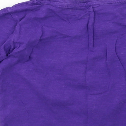NEXT Girls Purple  Jersey Basic T-Shirt Size 12-18 Months  - Rad Like Dad