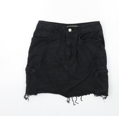 Womens UK Size 8 Denim & Co. A-Line Denim Skirt