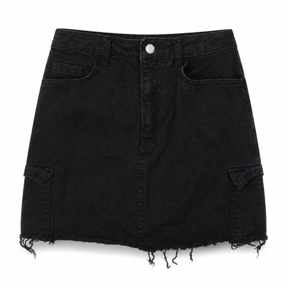 Womens UK Size 8 Denim & Co. A-Line Denim Skirt