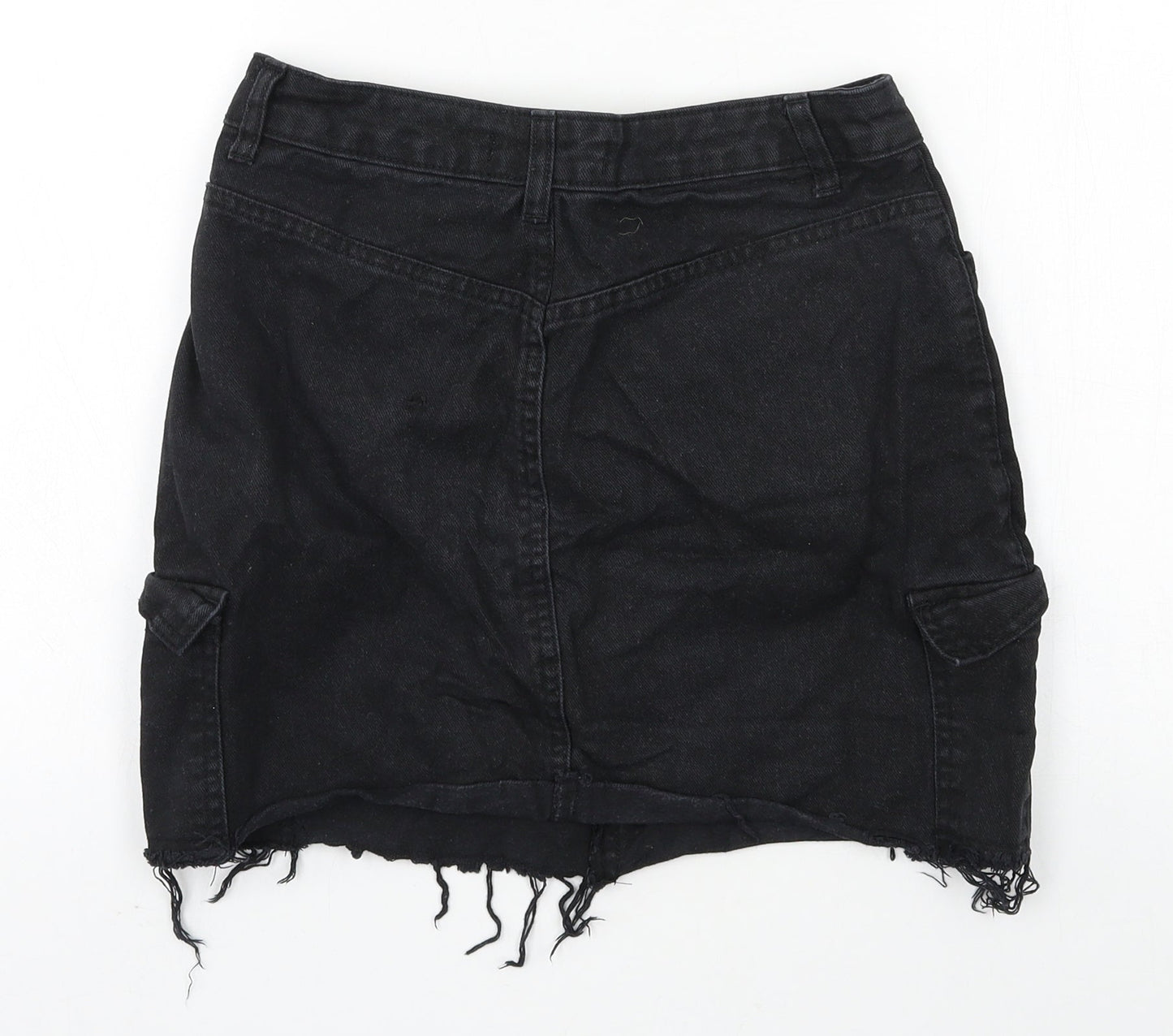 Womens UK Size 8 Denim & Co. A-Line Denim Skirt