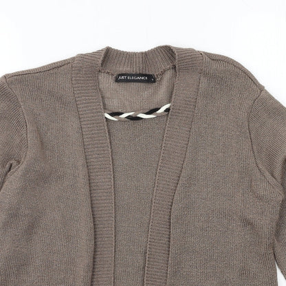 Just Elegance  Womens Brown Striped Knit Pullover Jumper Size S