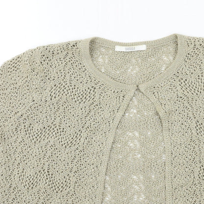 Womens UK Size 10 Marks and Spencer Brown Cardigan Jumper