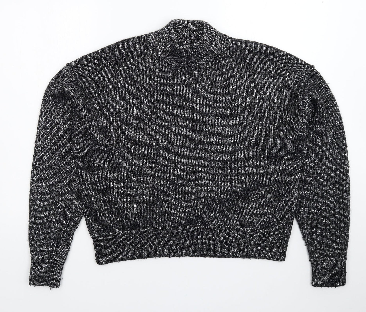Womens UK Size M Zara Silver Pullover Jumper