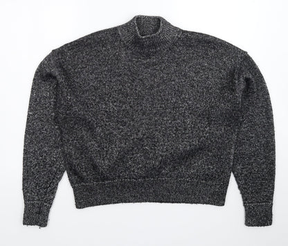 Womens UK Size M Zara Silver Pullover Jumper